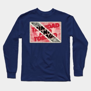 Trinidad and Tobago vintage style retro souvenir Long Sleeve T-Shirt